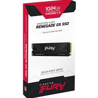 Kingston FURY Renegade 1TB PCIe 5.0 NVMe M.2 SSD - 14,200MB/s Kingston FURY Renegade 1TB PCIe 5.0 NVMe M.2 SSD - 14,200MB/s